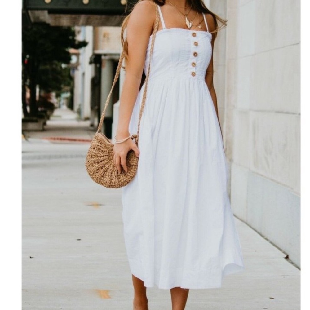 Free People Lilah Pleated Convertible Dress
